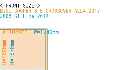 #MINI COOPER S E CROSSOVER ALL4 2017- + 2008 GT Line 2014-